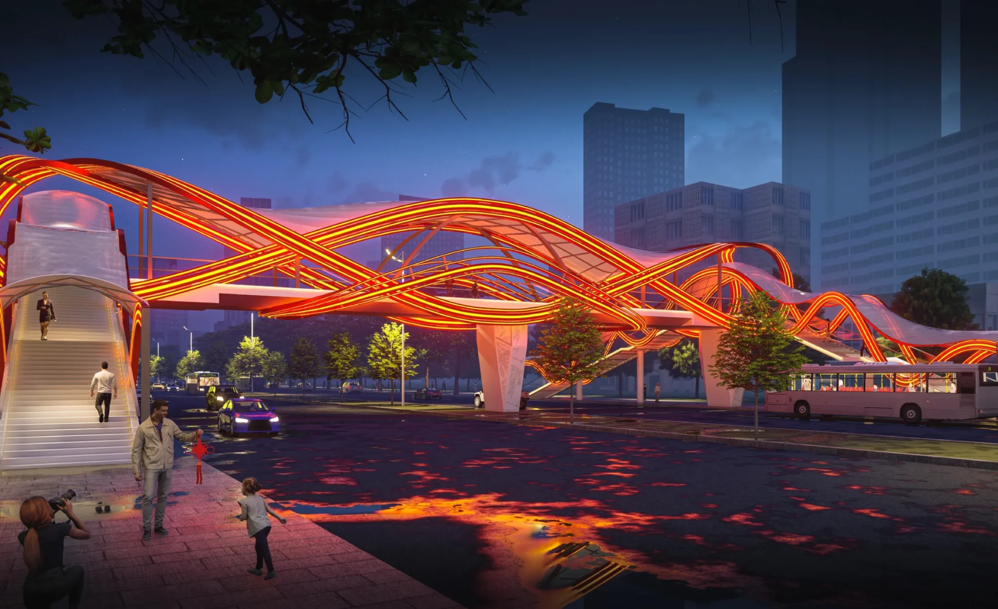 Minzhi School Pedestrian Bridge 4.4.3img2