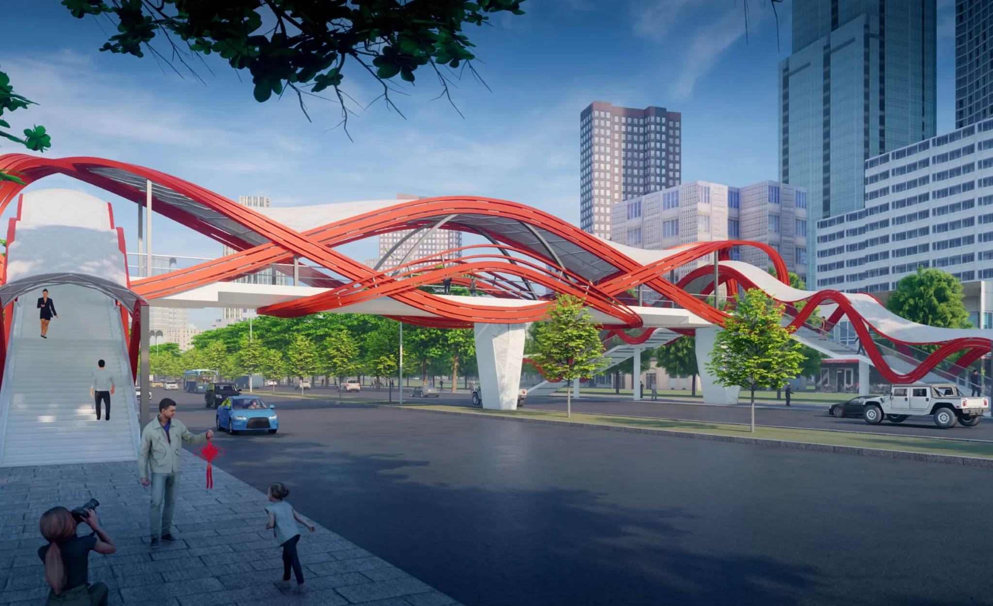 Minzhi School Pedestrian Bridge 4.4.3img4